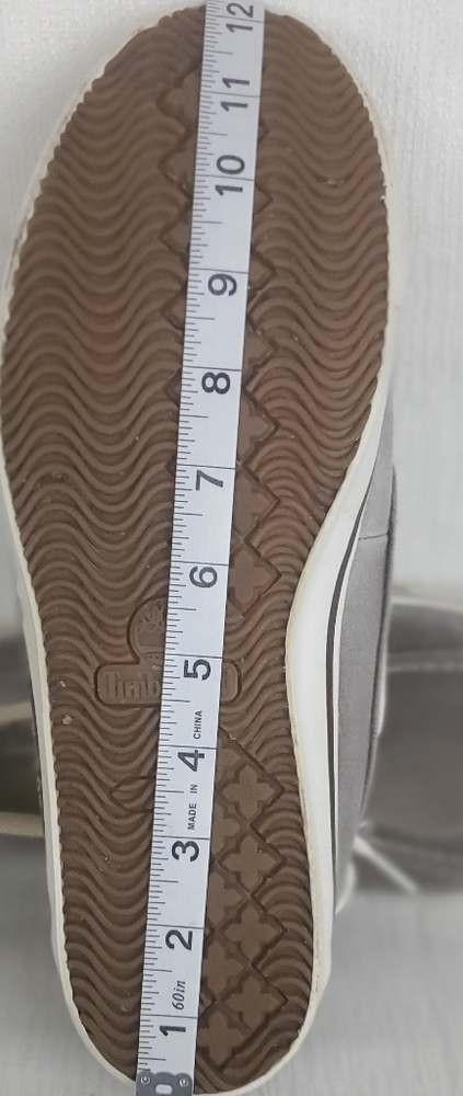 Timberland Grey Canvas Boat Shoes - Picture 8 of 8